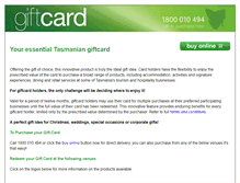 Tablet Screenshot of giftcard.net.au
